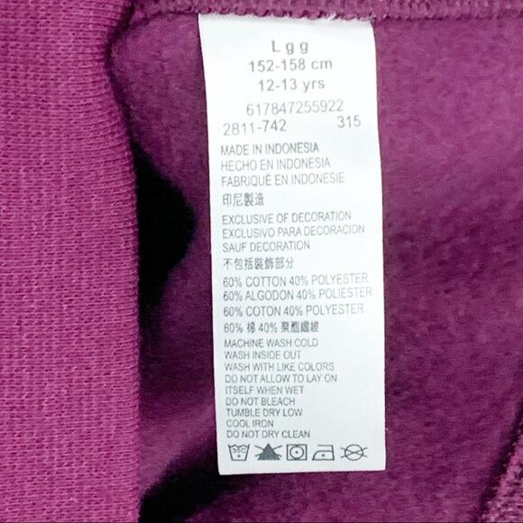 NWT Nike Air Jordan Purple Sweatshirt L - Picture 4 of 7